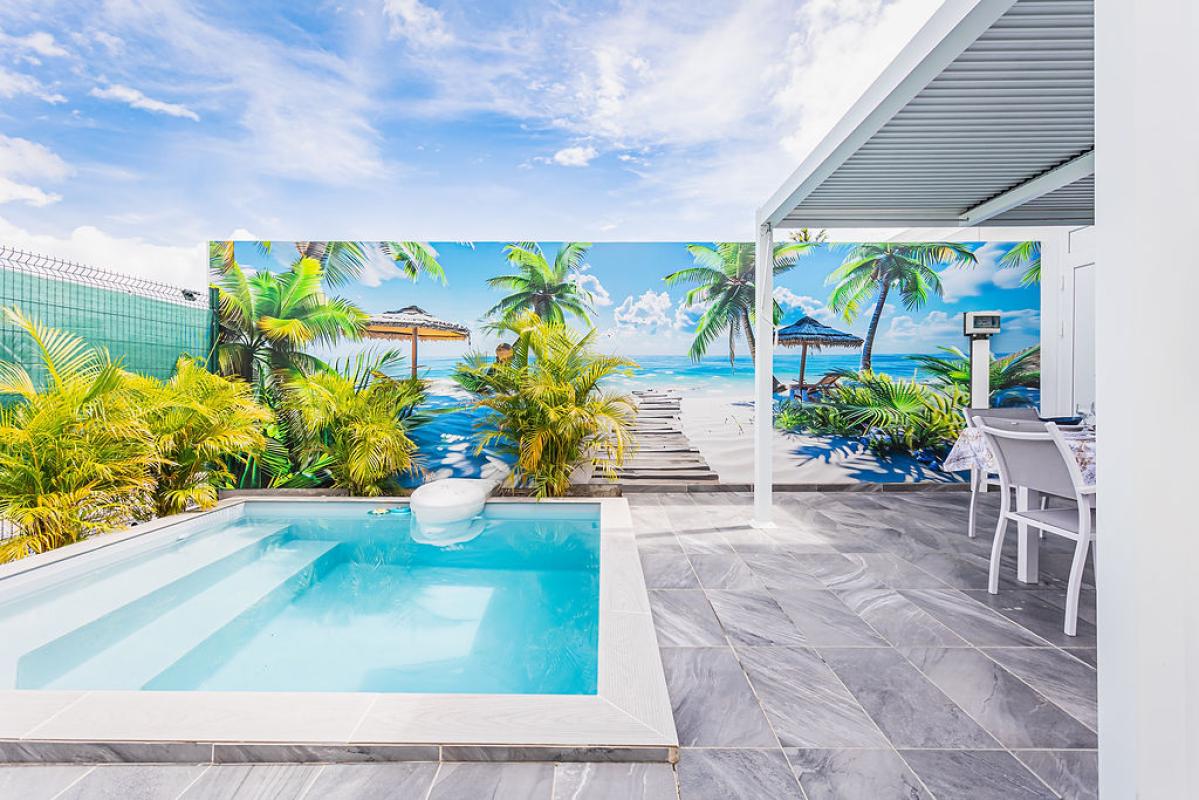 22.Location villa 2 chambres piscine Saint François Guadeloupe